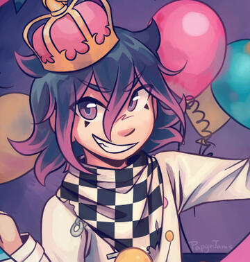 an image of sunday the clown and text reading paper jams